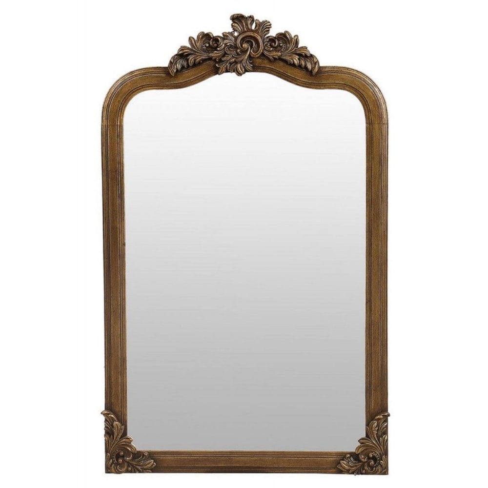 Miroir baroque en bois or