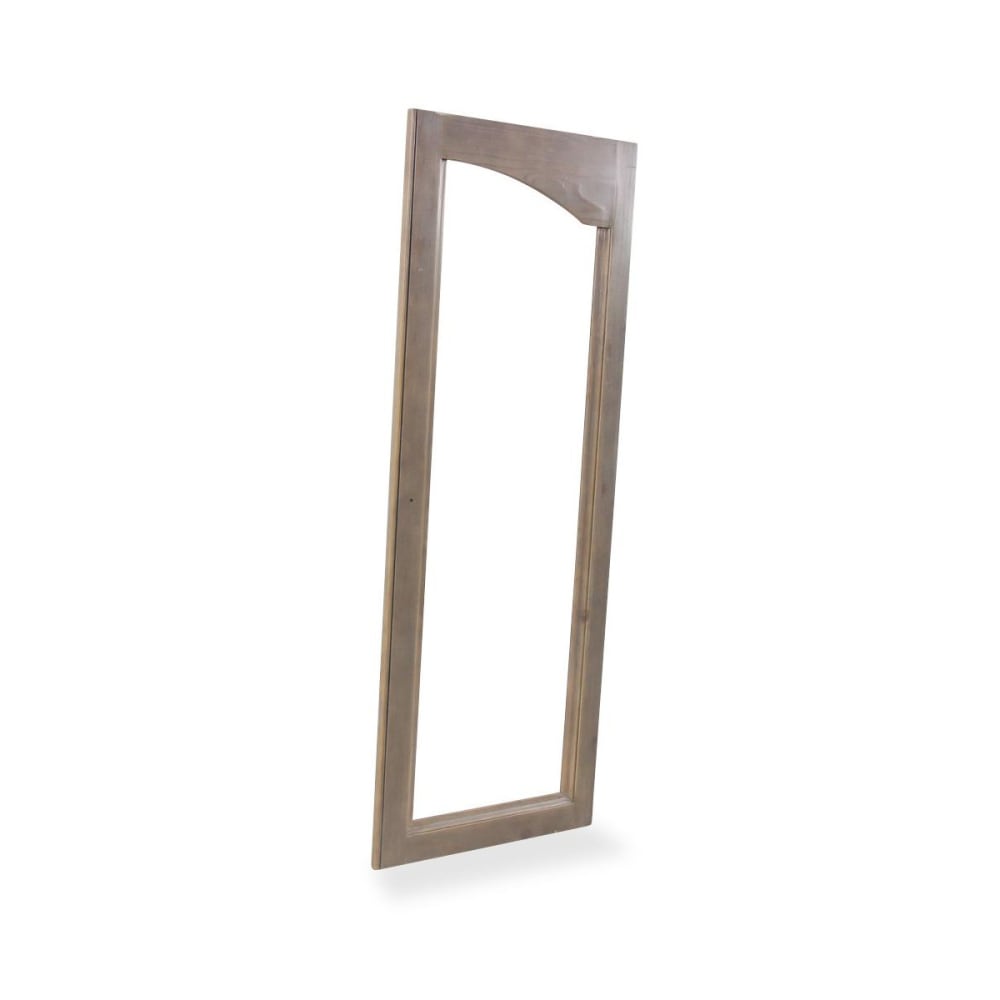 Porte haute de bibliothèque l100 (paire) en bois marron