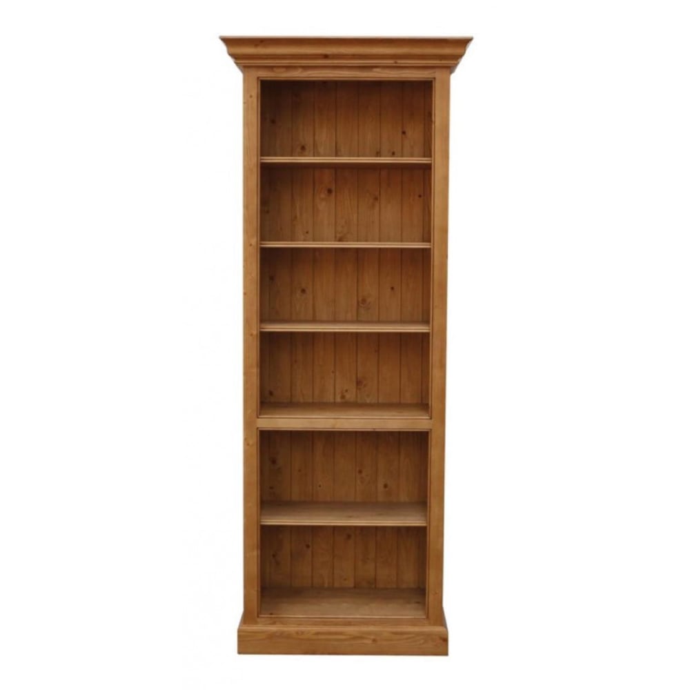 Bibliothèque en bois naturel