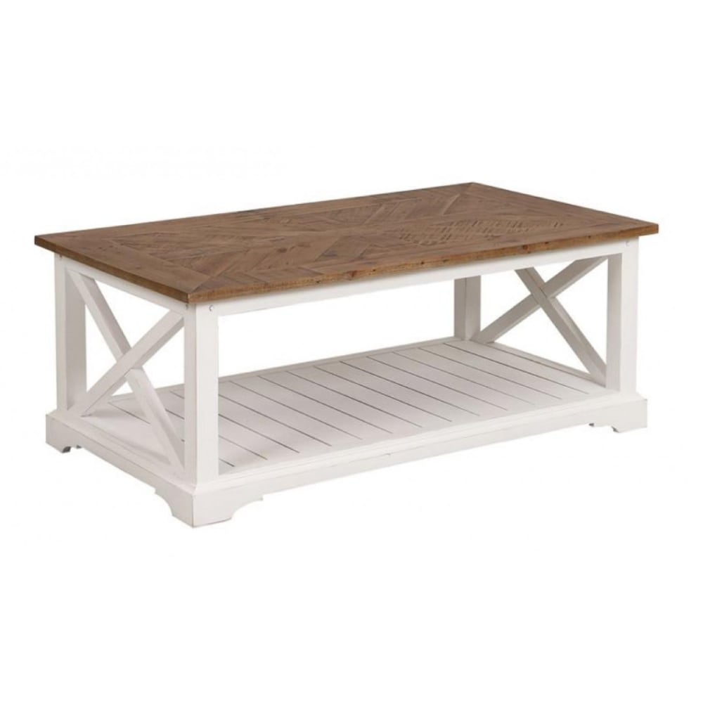 Table basse en bois marron