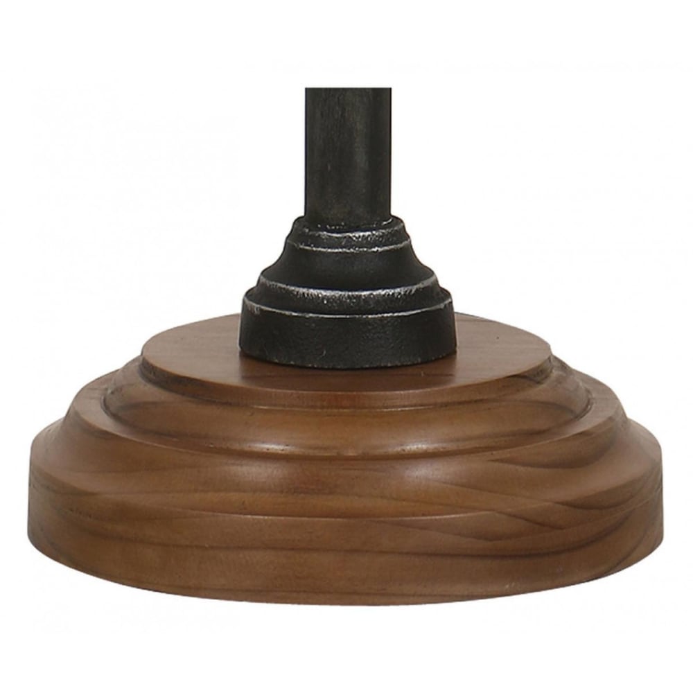 Lampe culot e27 en bois noir — vue 4