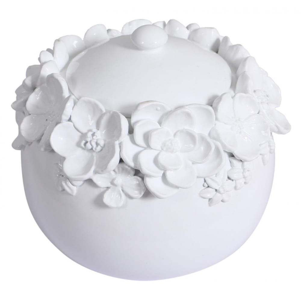 Pot en céramique blanc — vue 4