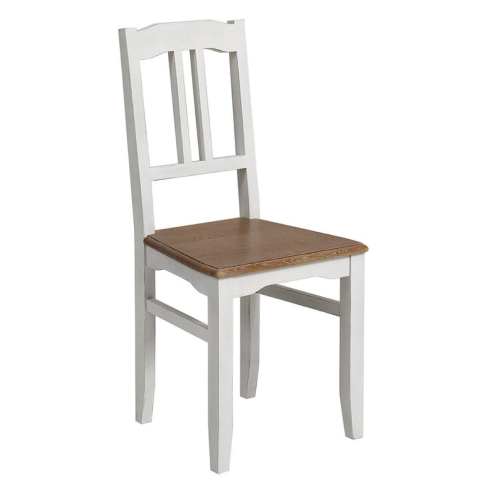 Lot de 2 chaises en bois