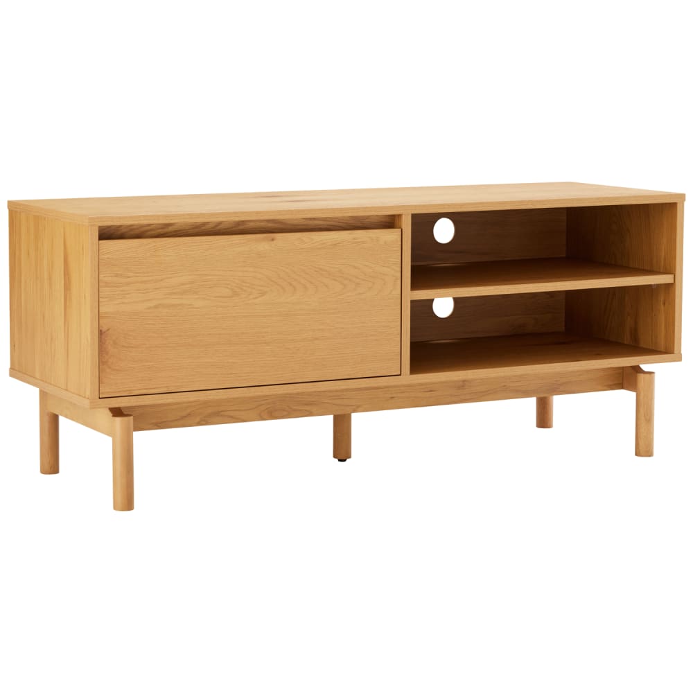 Meuble TV en bois 120cm 1 porte