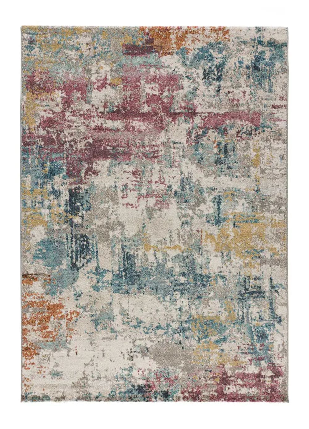 Tapis abstrait multicolore