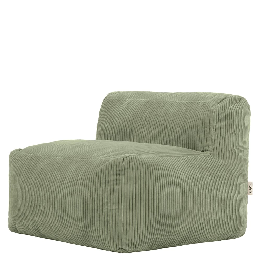 Pouf fauteuil modulable - sauge