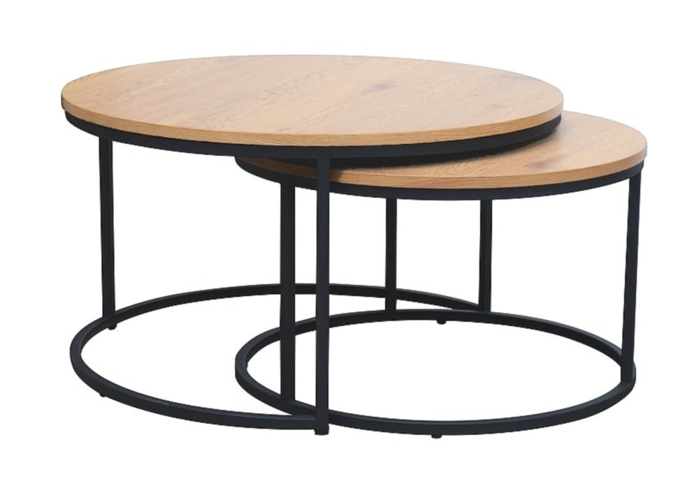 Table gigogne ronde en