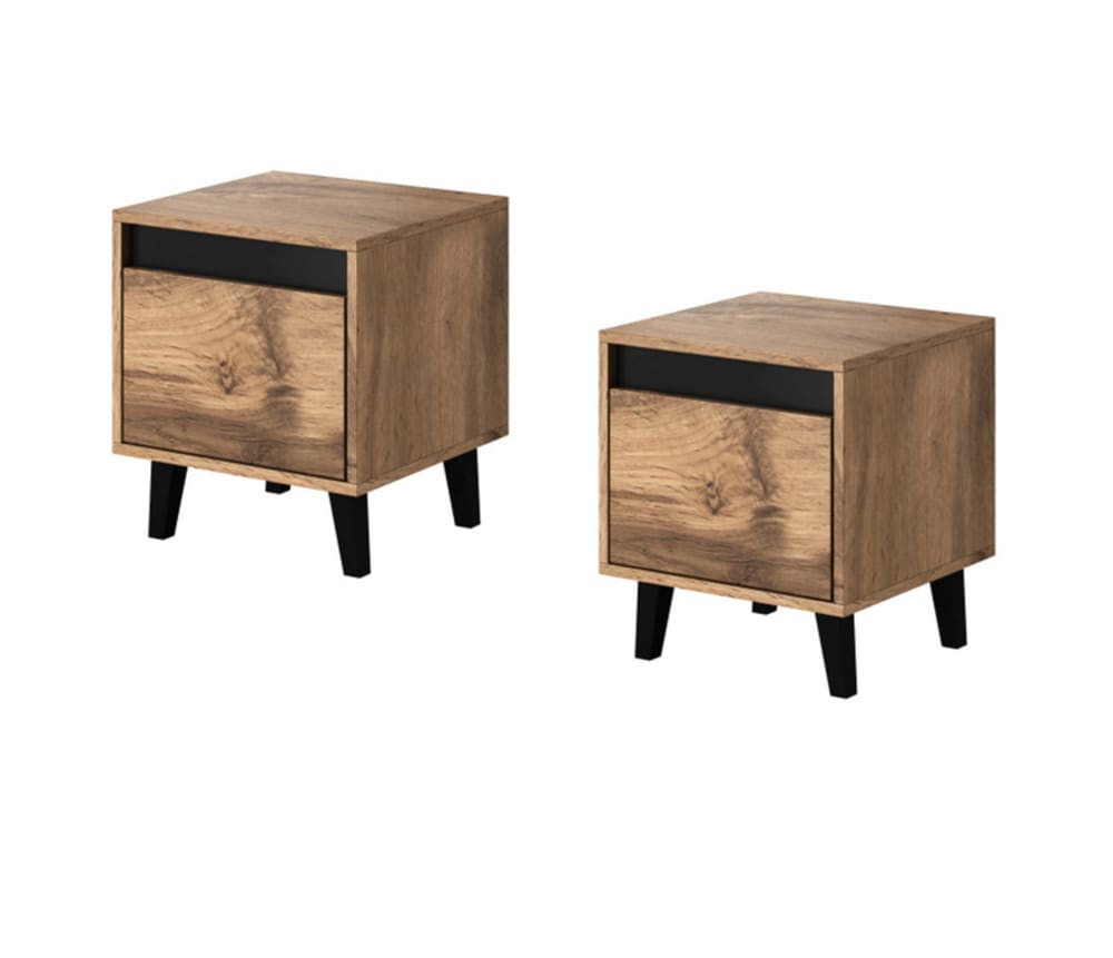 Lot 2 tables chevet - wotan
