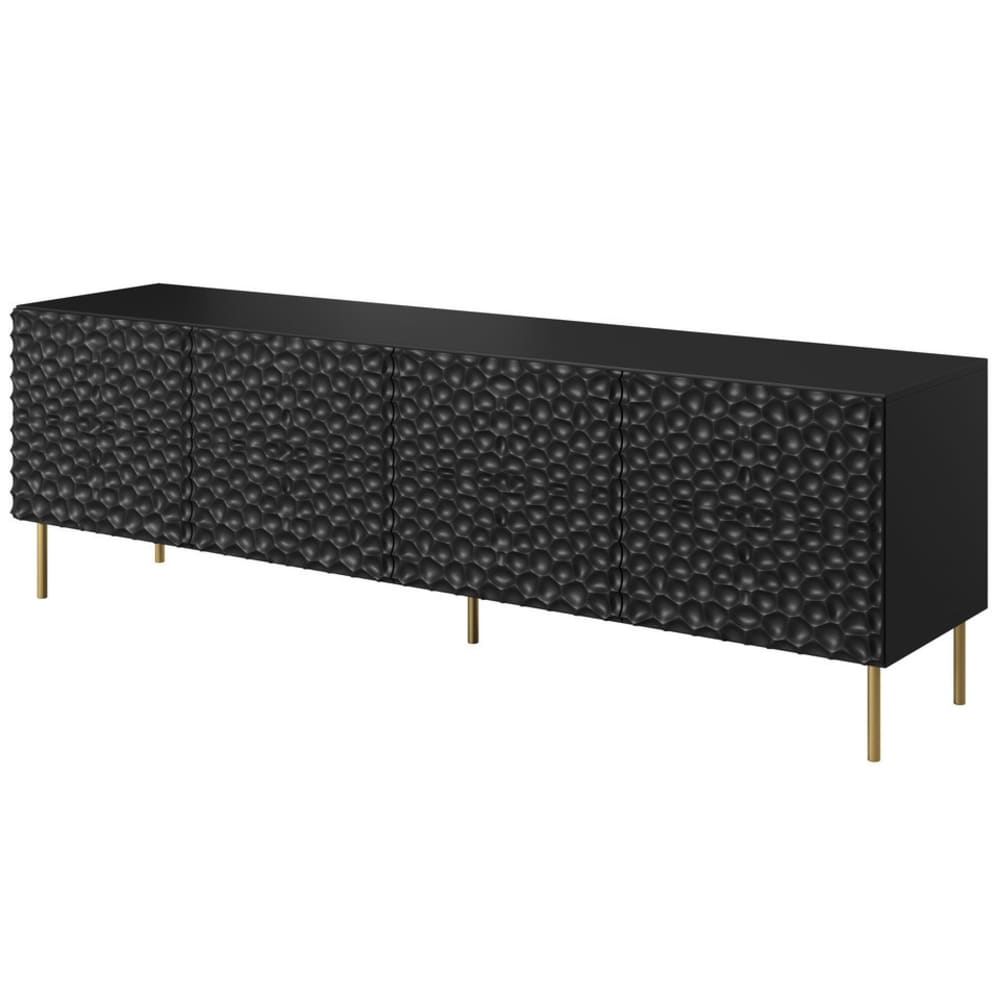 Buffet bas design noir