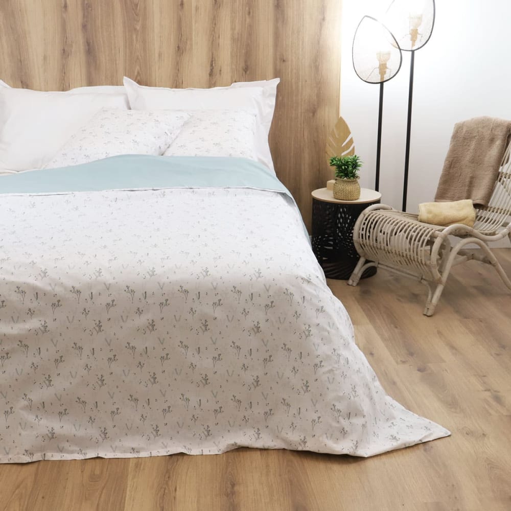 Parure housse de couette coton 120 gr JADE