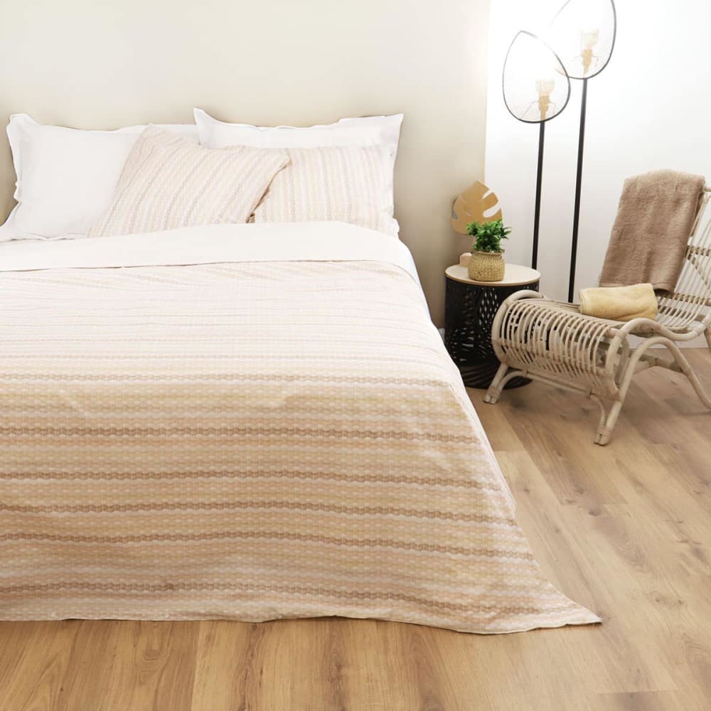 Parure housse de couette coton 120 gr AMBAR