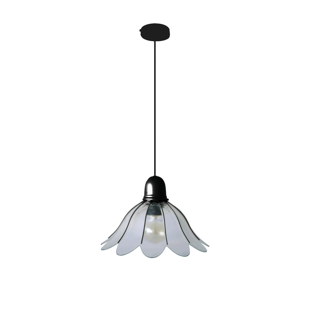 Suspension métal cable cloche noir D31cm — vue 4