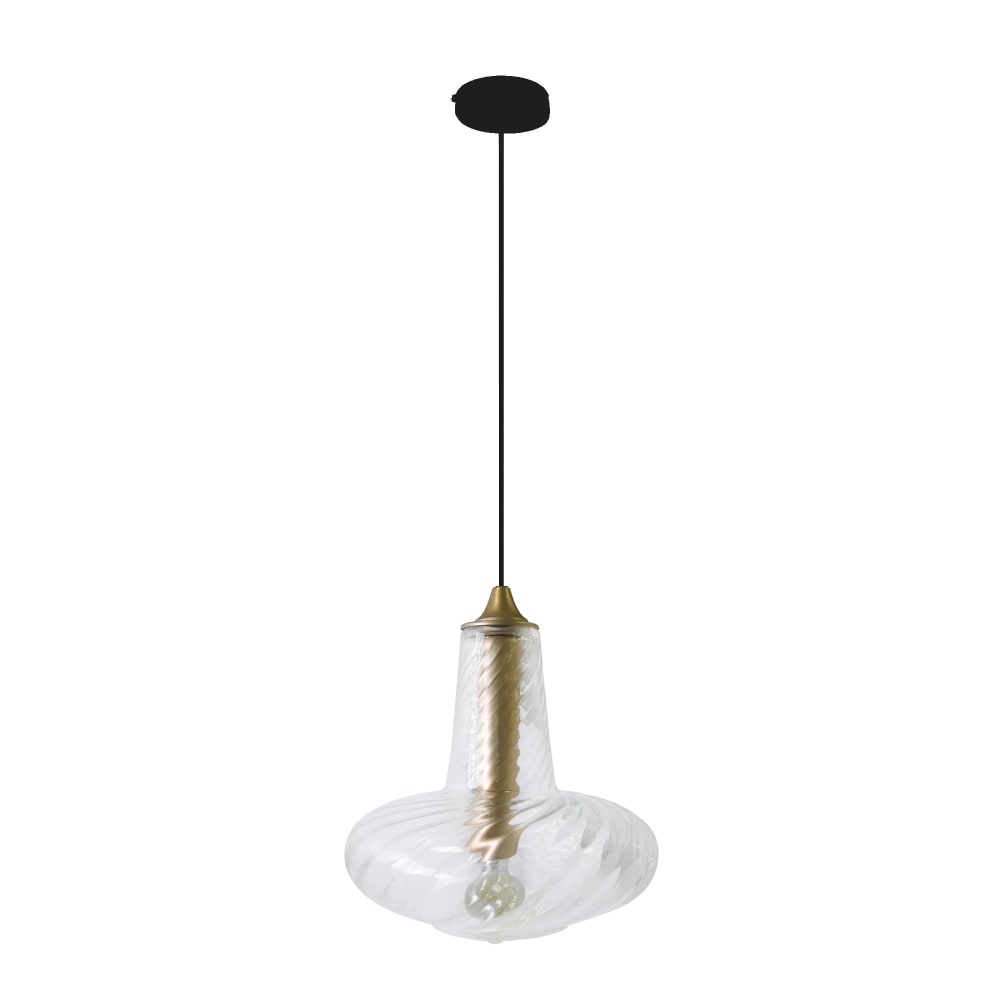 Suspension métal carafe bronze D30cm — vue 4