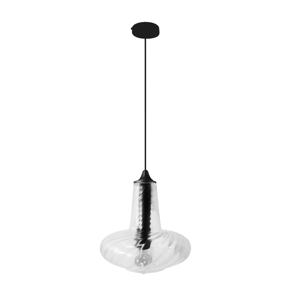 Suspension métal carafe noir D30cm — vue 4