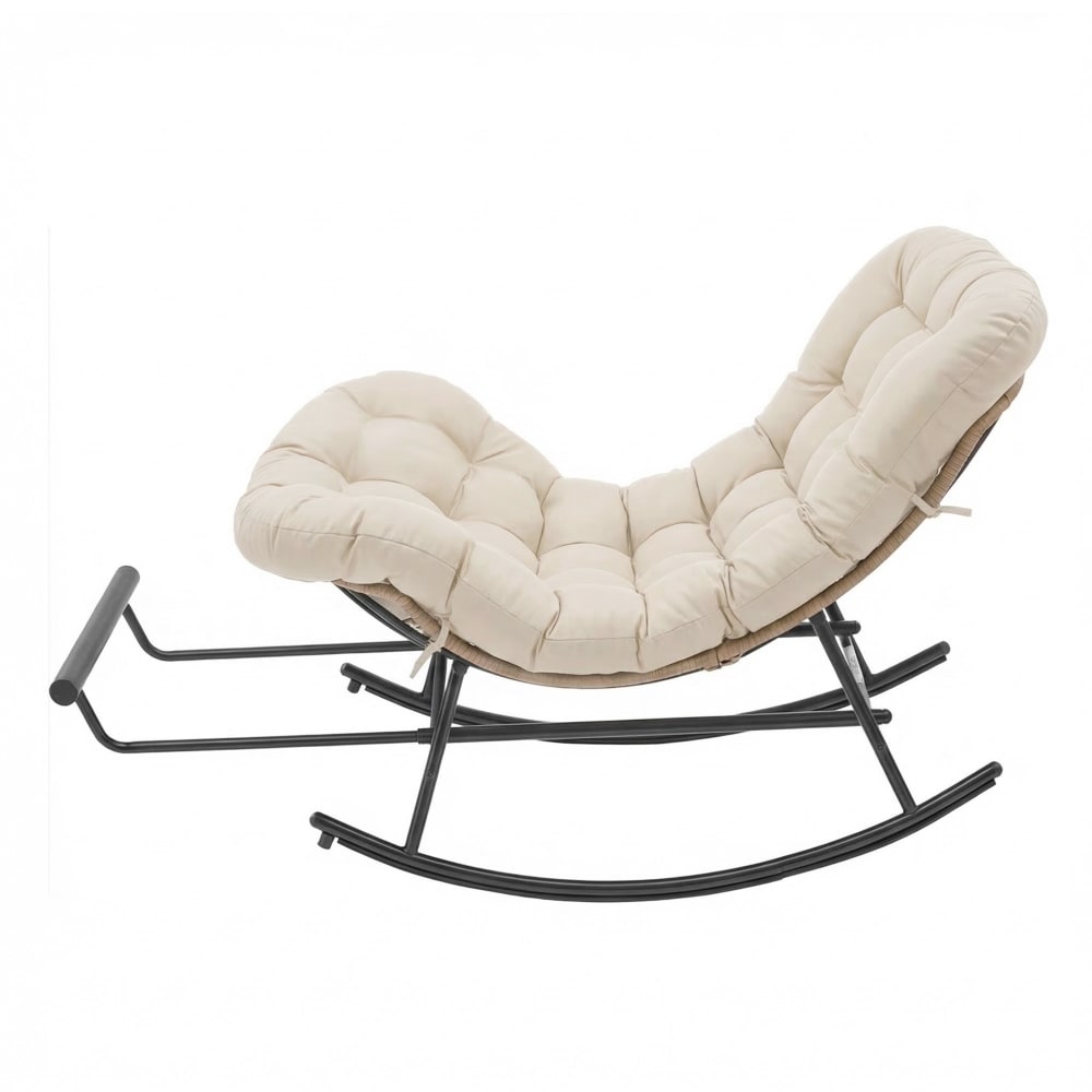 fauteuil relax beige