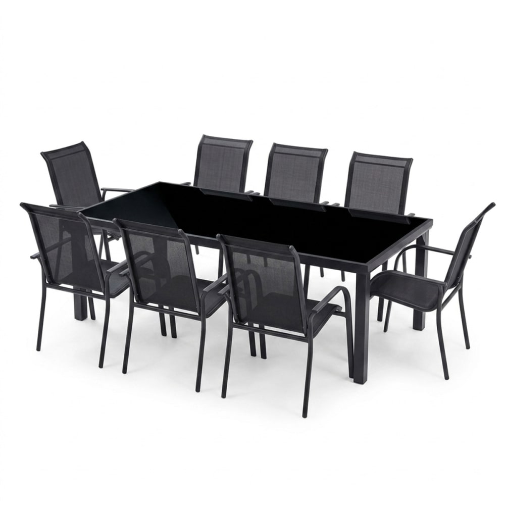 ensemble jardin en aluminium - fauteuils