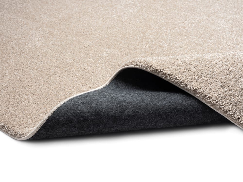 Tapis salon moderne moelleux dense poils courts, beige, 80 x 150 cm — vue 4