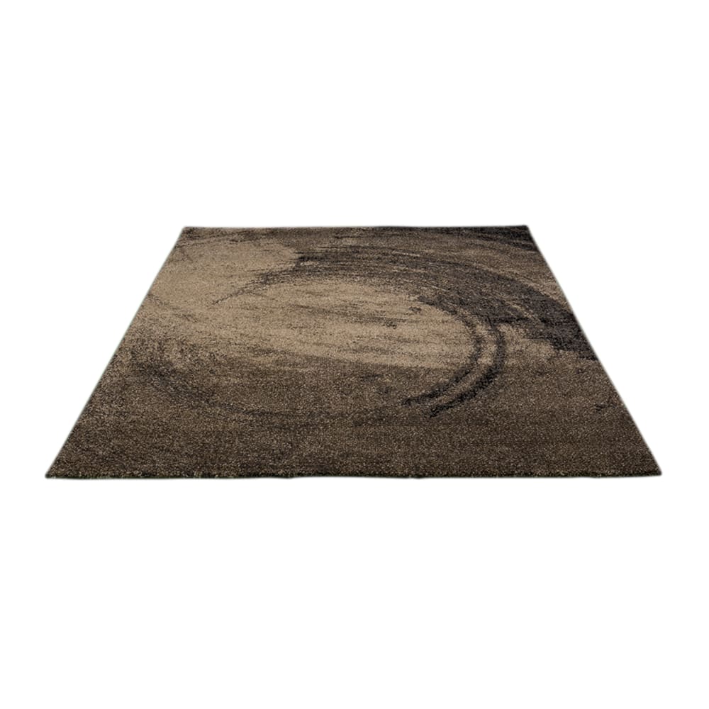 Tapis moderne abstrait design, marron, 120x170 cm — vue 3