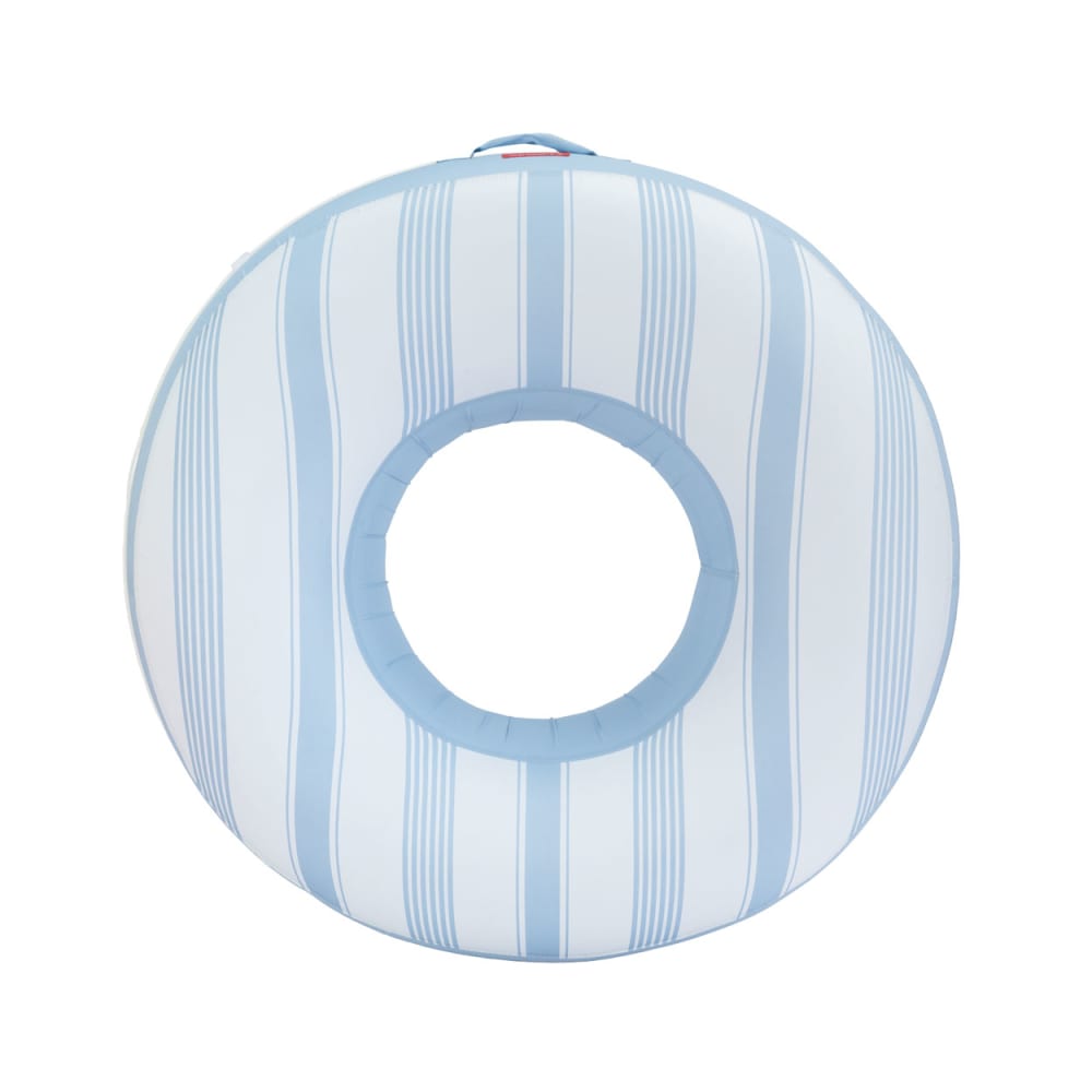 Flamingueo Premium PVC Donut Schwimmring mit Seil blau - Pvc - Polyvinlychlorid