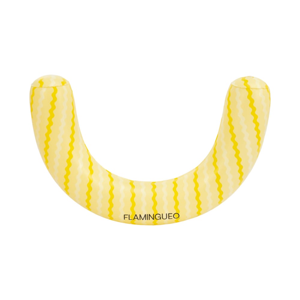 Flamingueo Verstellbarer PVC Schwimmring Rückenlehne gelb - Pvc - Polyvinlychlorid