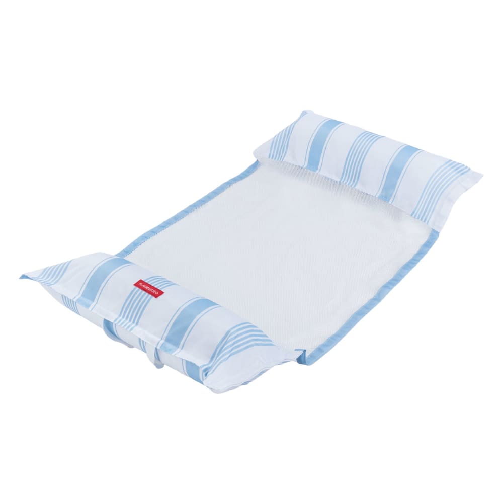 Flamingueo Premium PVC Hängematten Schwimmer mit Netz blau - Pvc - Polyvinlychlorid