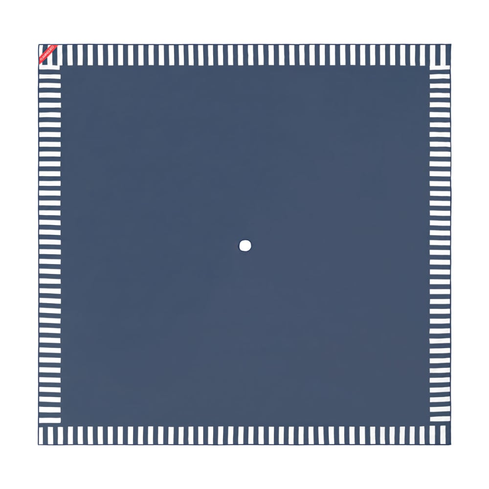 Serviette plage microfibre anti-sable bleue