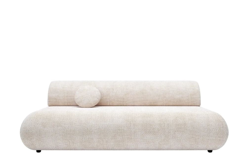 Canapé droit convertible - lisse