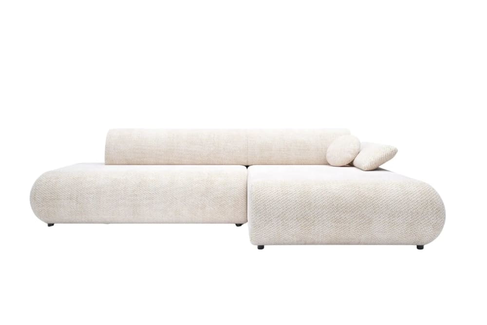 Canapé d'angle convertible - lisse
