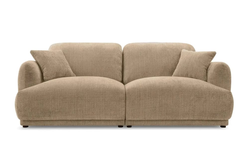 Canapé droit tissu chenille