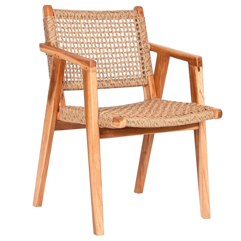 Chaise en teck 55x60x85 cm