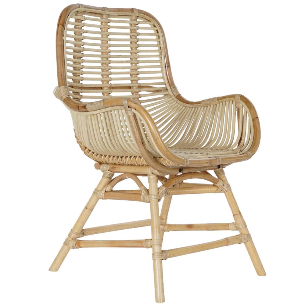 fauteuil en rotin 62x62x92