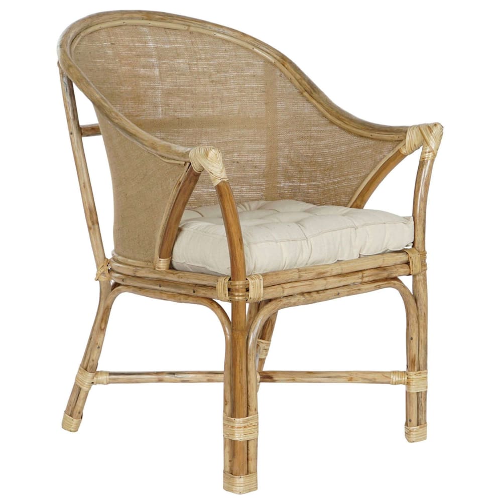 fauteuil en rotin 63x66x88