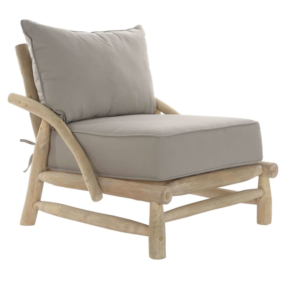 Fauteuil en teck 82x80x73