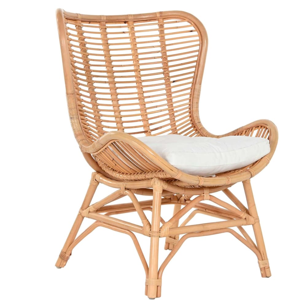 fauteuil en rotin 76x74x99