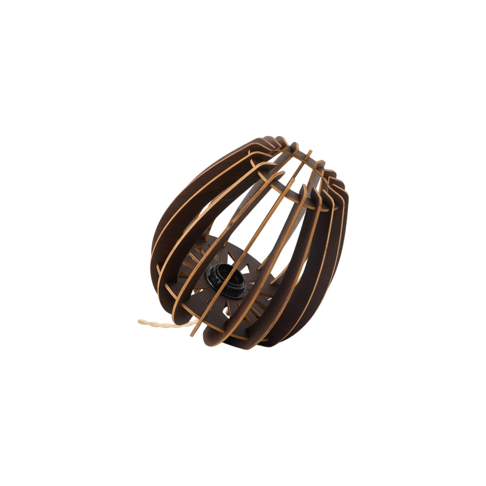 lampe à poser effet - bois