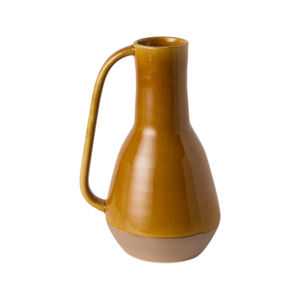 Vase à anse en céramique curry 24cm