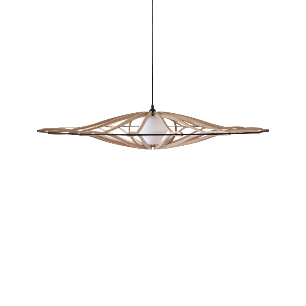 Suspension effet bois et noir — Beyit