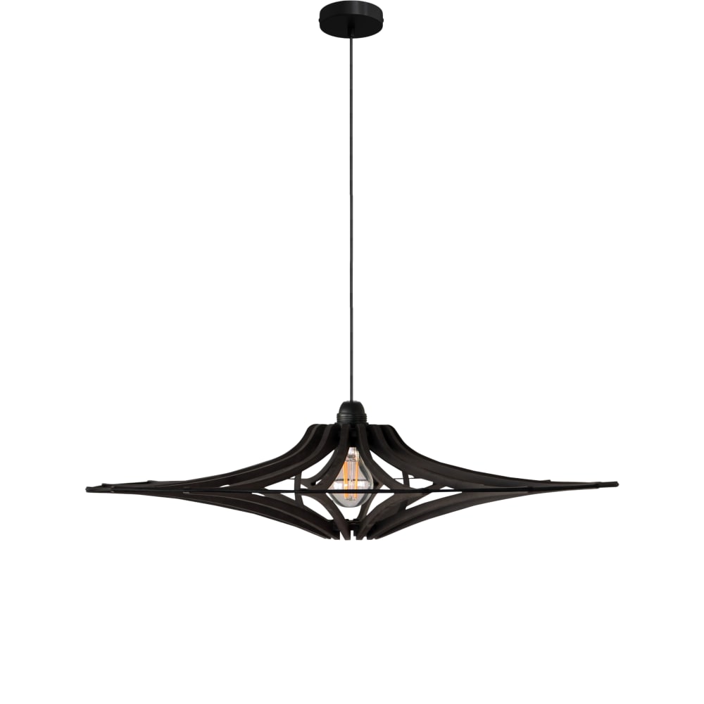 Suspension en bois noir d65 — Beyit