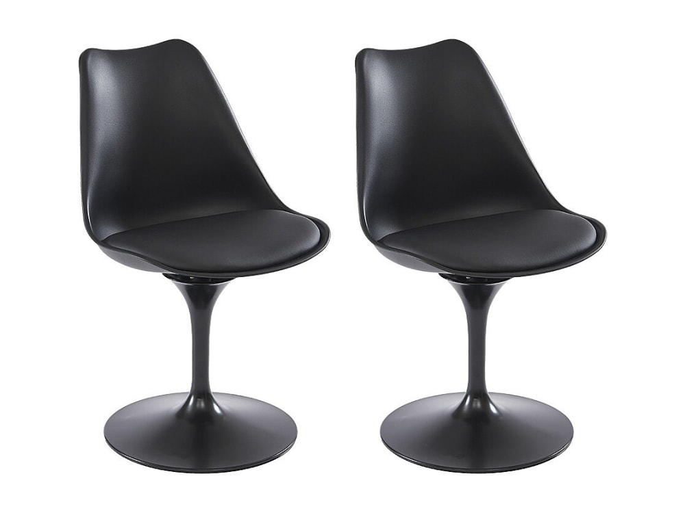 Lot de 2 chaises  noir