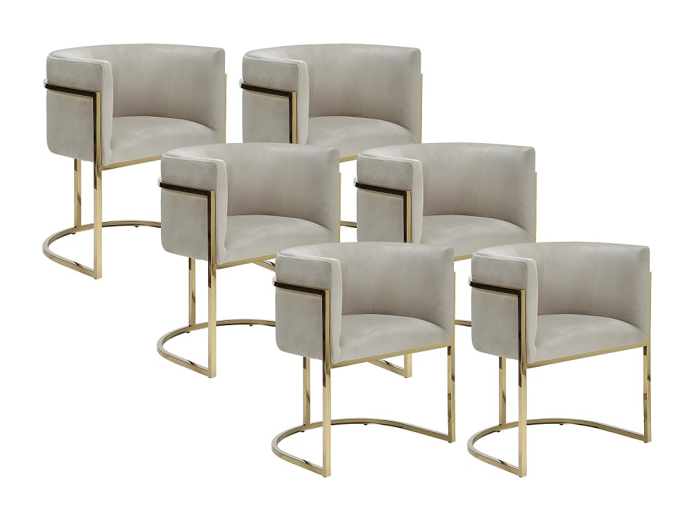 Lot de 6 chaises avec