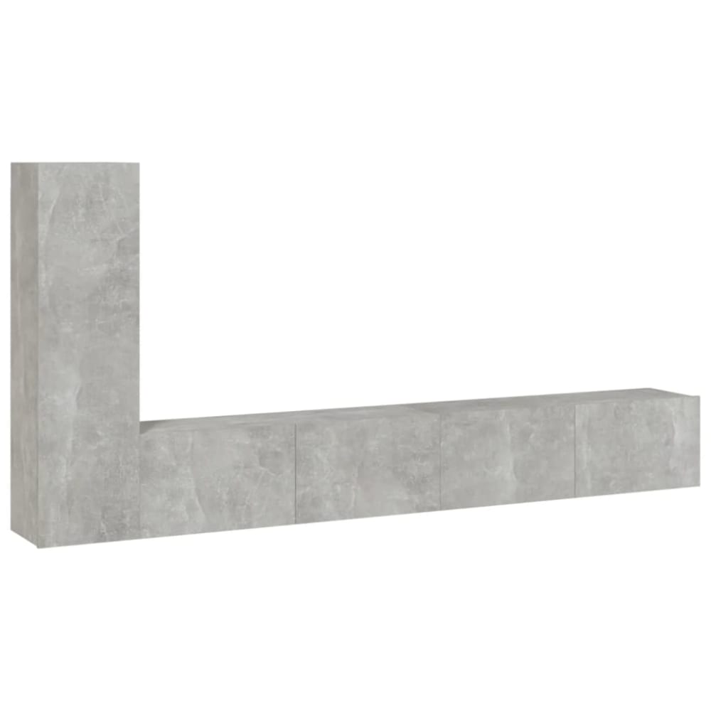 Meuble tv 3 pcs bois