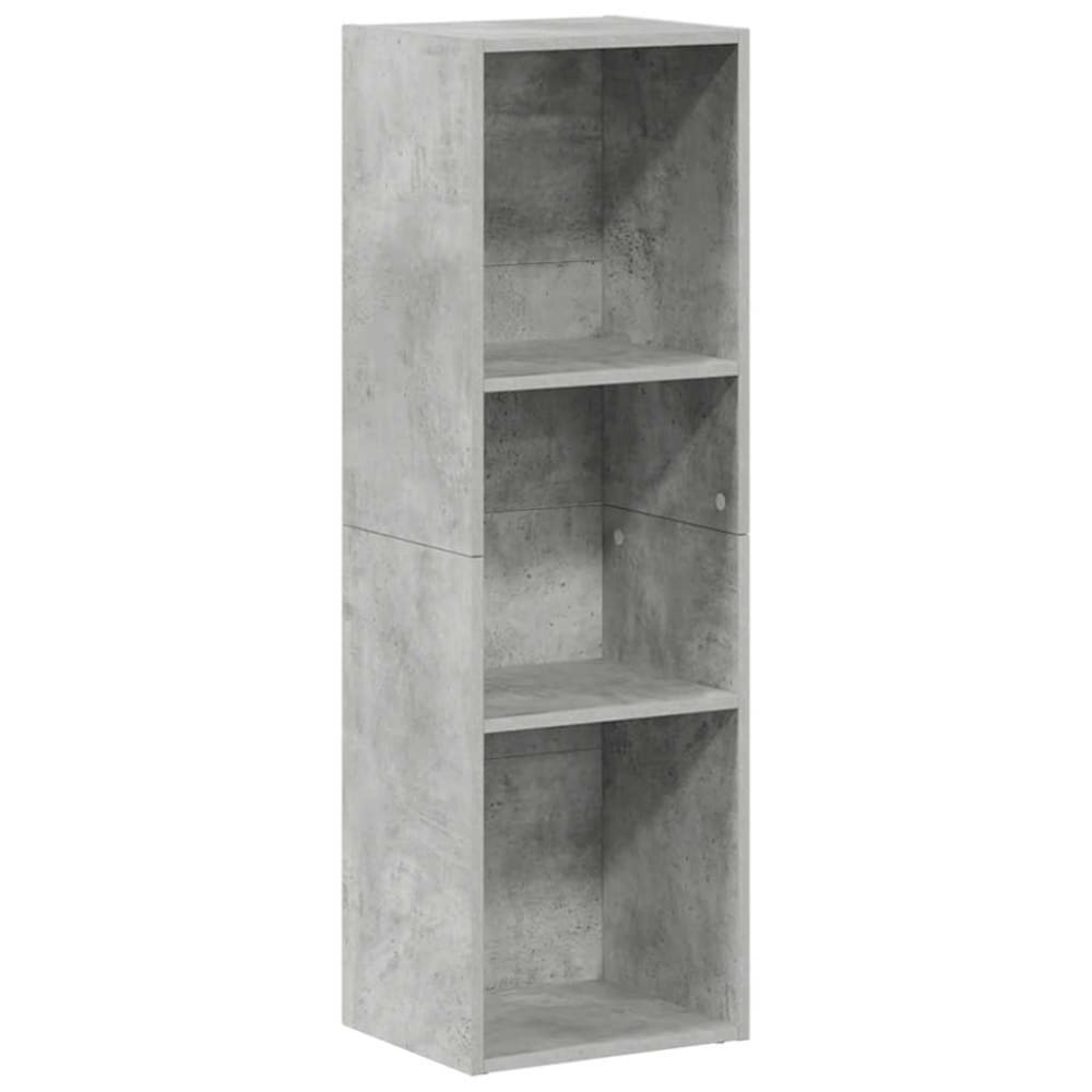 Meuble tv bois gris béton