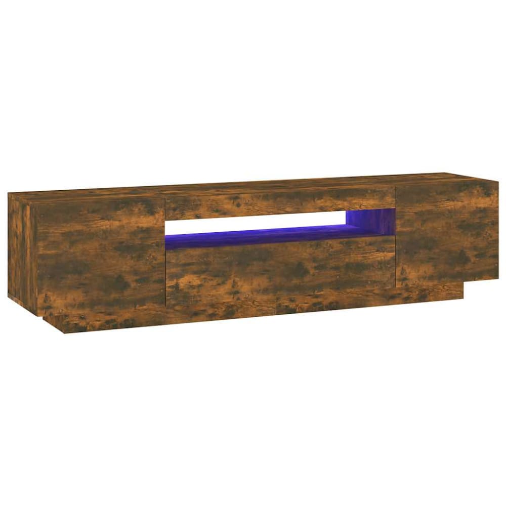 Meuble tv avec led bois