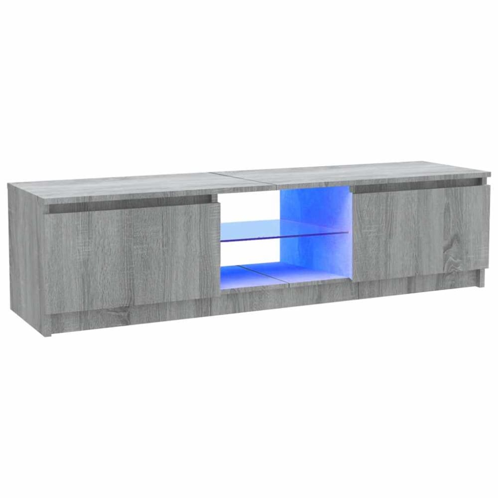 Meuble tv avec led bois