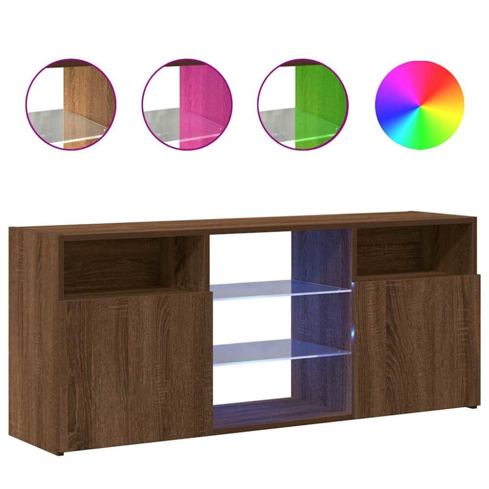 Meuble tv avec led bois
