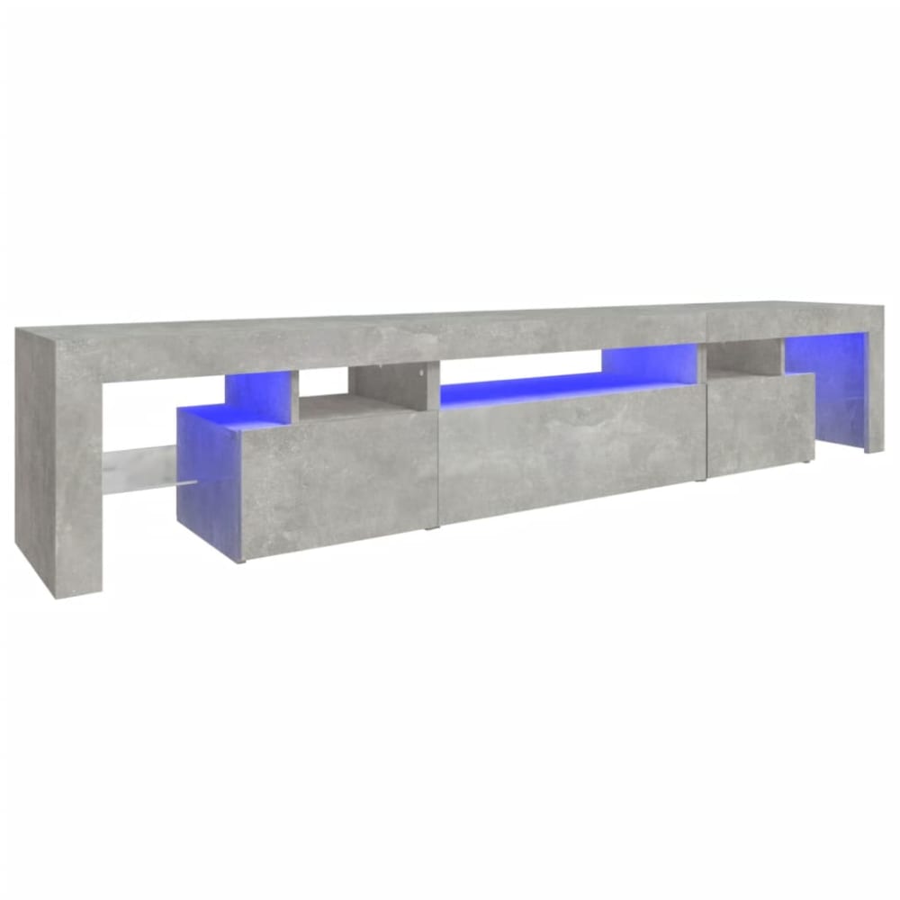 Meuble tv avec led bois