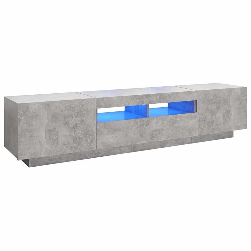 Meuble tv avec led bois