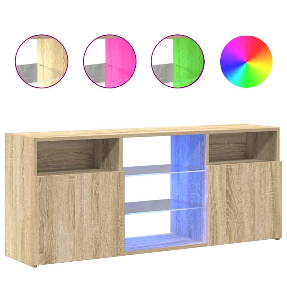 Meuble tv avec led bois