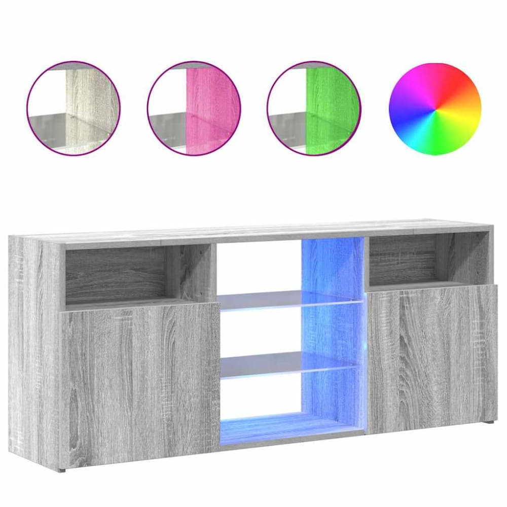 Meuble tv avec led bois