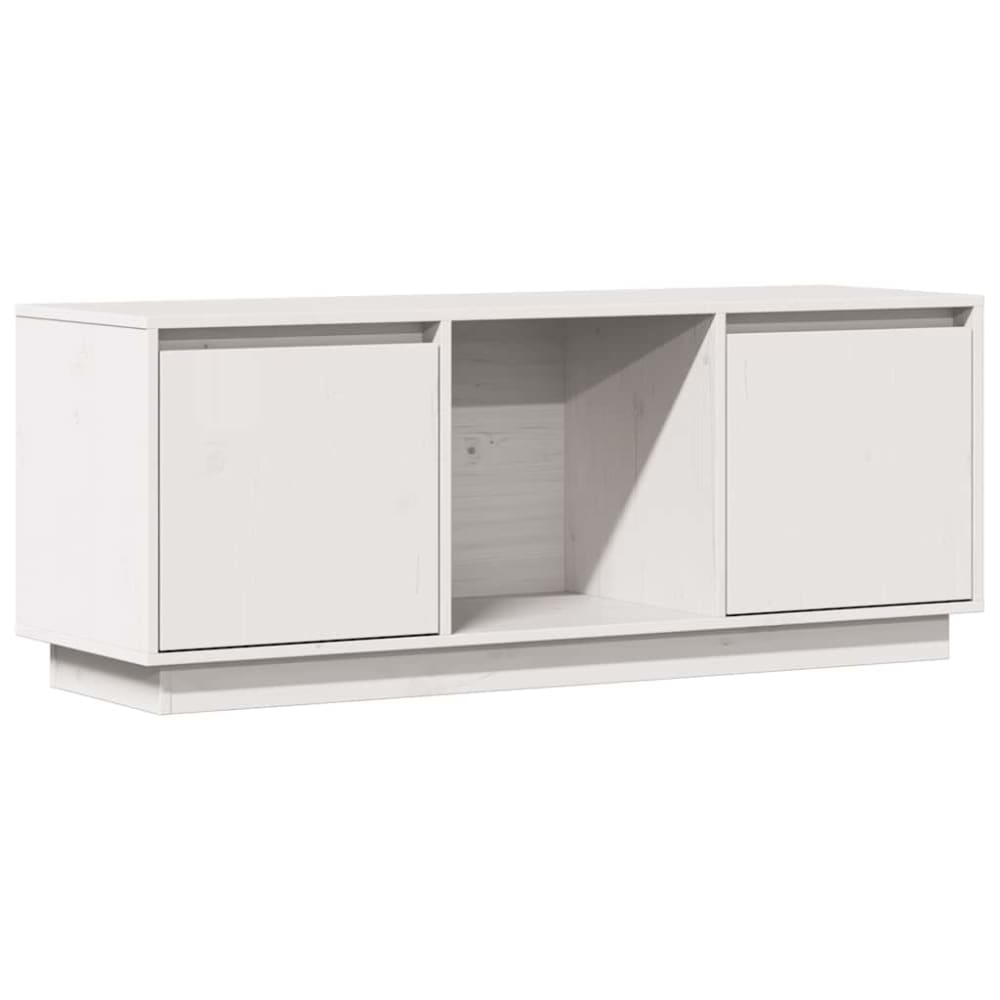 Meuble tv bois blanc